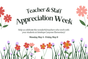 Teacher Appreciation Week: May 4 - May 8